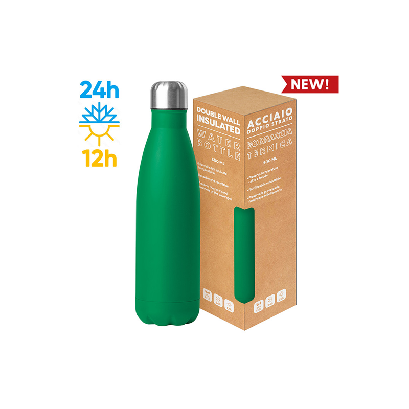 Steel Mat Bottle 500