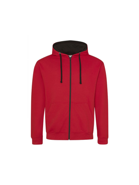 fire red - jet black