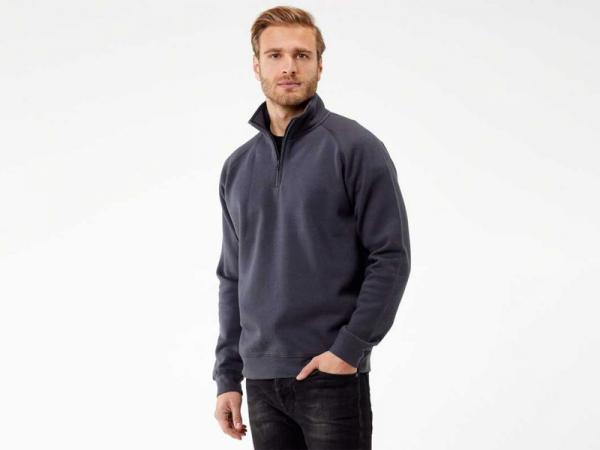 BS Raglan Zip Neck Sweat