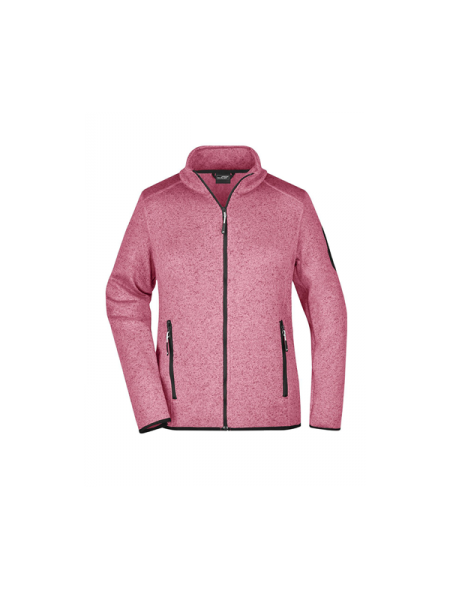 pink melange - off white