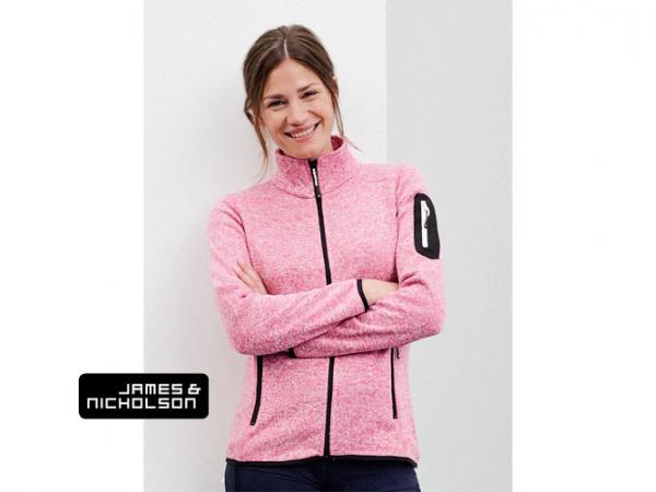 Ladies' Knitted Fleece jacket