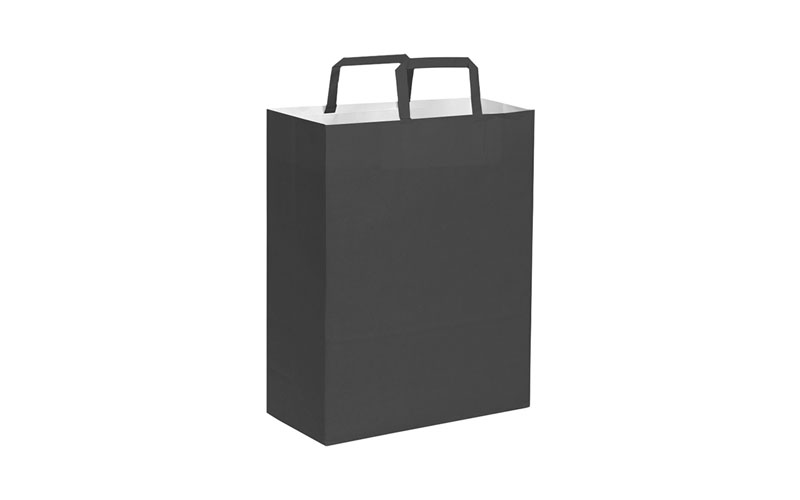 Shopper in Carta Colorata con Maniglia Piatta